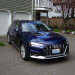This is my 2020 Audi A4 allroad, which I got in February 2020. Audi was late in releasing this new 2020 model year so I think I may have gotten the first such car in the entire Pacific Northwest!